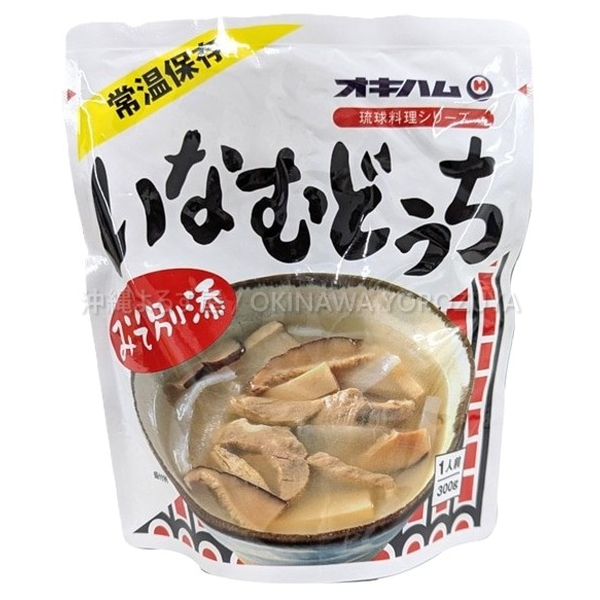 いなむどぅち 360g 4袋セット 具入りみそ汁 沖縄 お土産 土産 郷土料理 豚肉 椎茸 かまぼこ 沖縄直送 送料無料 沖縄よろず屋 まとめ買い お取り寄せ 汁物