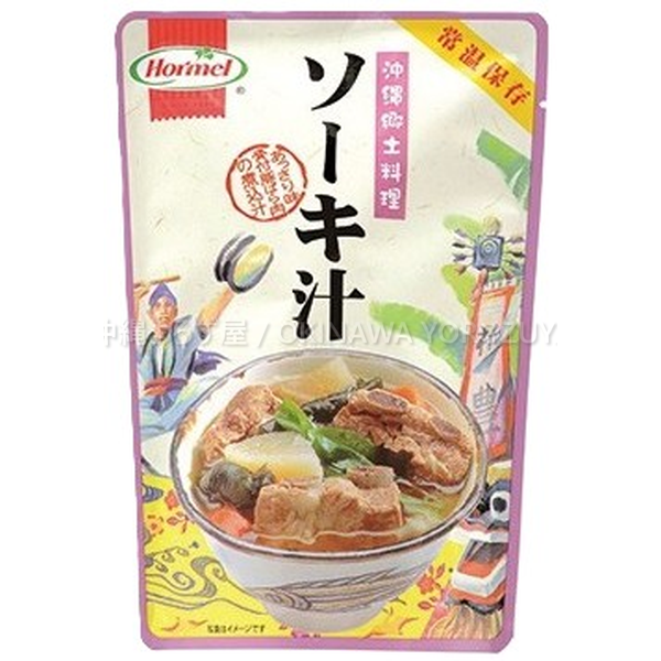 ソーキ汁 400g 4袋セット 具入り 汁物 豚肉 軟骨 ソーキ 沖縄 お土産 土産 郷土料理 豚あばら肉 沖縄直送 送料無料 沖縄よろず屋 まとめ買い お取り寄せ 肉