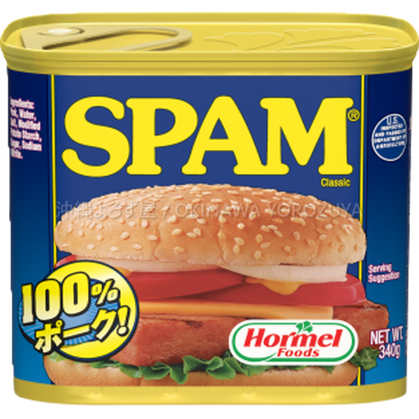 スパム レギュラー 340g 6缶セット SPAM ポーク ランチョンミート 沖縄 お土産 土産 沖縄直送 送料無料 沖縄よろず屋 まとめ買い お取り寄せ 非常食 保存食 肉